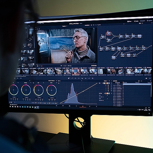 Editing and visual effects creative panel
